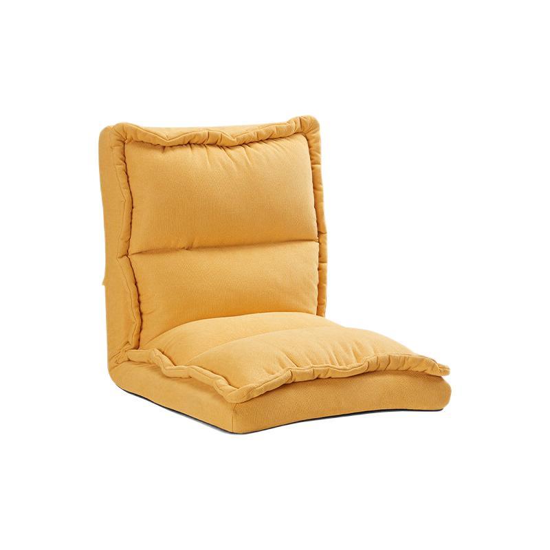 KUKa 顾家家居 懒人折叠沙发 黄色 169元（需用券）