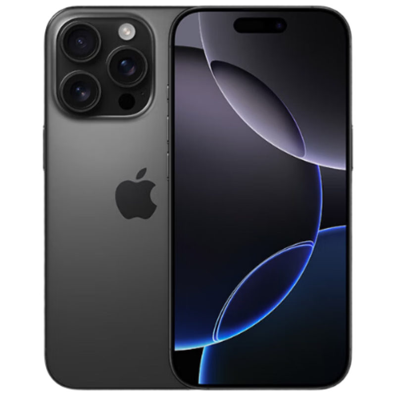 Apple/苹果 iPhone 16 Pro 黑色钛金属 256G 7499元