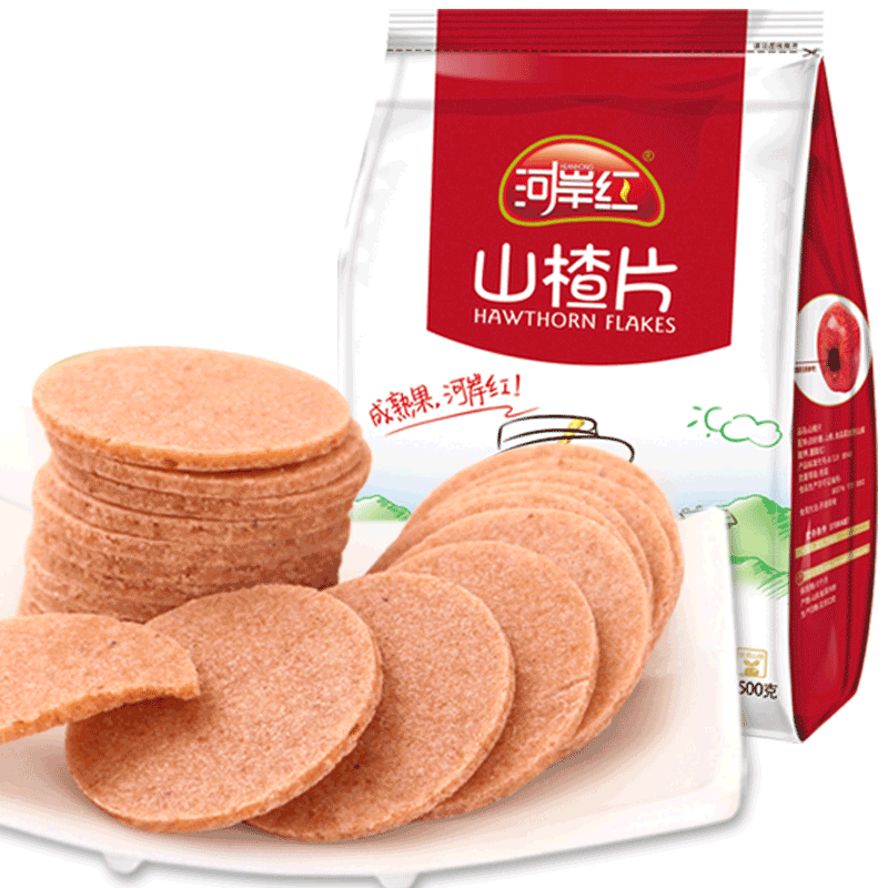 河岸红 山楂片 500g ￥10.9