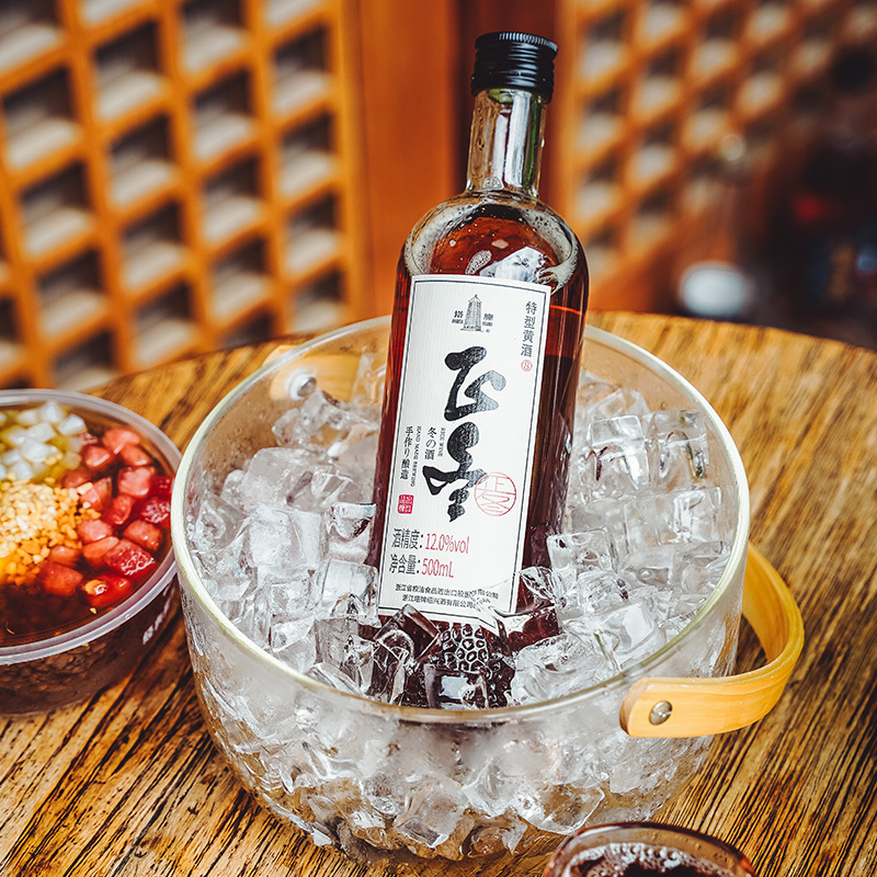 塔牌绍兴黄酒正冬特型八年半甜型黄酒冬酿花雕酒500ml单瓶装出口品牌