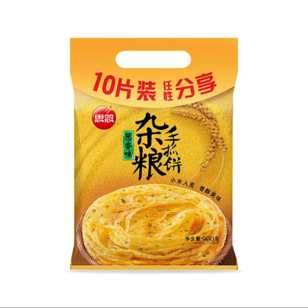 思念 杂粮手抓饼 葱油饼 儿童早餐食品半成品 葱香原味 面点速食 生鲜 葱香