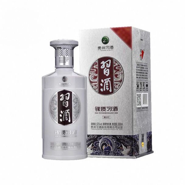 88VIP：XIJIU 习酒 银质 第三代 53%vol 酱香型白酒500ml*1瓶 86.6元