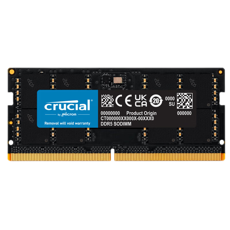 需首购、PLUS会员:Crucial英睿达 内存条美光原厂DDR5镁光内存 DDR5 5600 16G 248.25