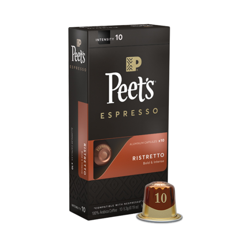 88VIP：Peet's COFFEE 皮爷咖啡 Peets皮爷胶囊咖啡nespresso精粹浓缩 10颗 34.67元（需