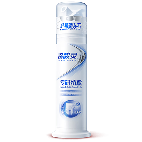 冷酸灵 专研抗敏感羟基磷灰石牙膏 100g 吴磊推荐 12.9元，京东秒杀加购专享