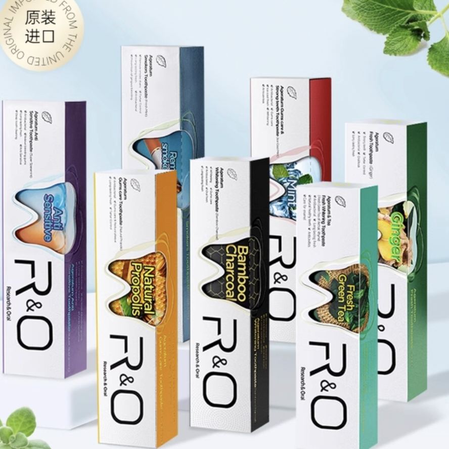 R&O 到手香中文版系列牙膏组合 100g*3支 19.9元包邮（需领券）