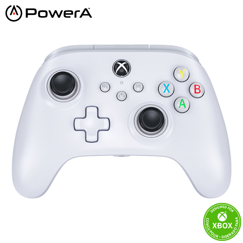 PowerA 微软xbox游戏有线手柄 白色升级款 127.05元（需用券）