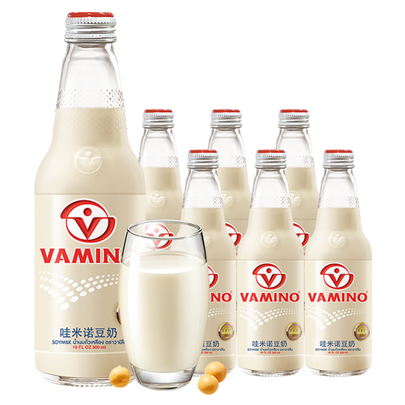 VAMINO 哇米诺 豆奶 巧克力味 300ml*6瓶 37.9元