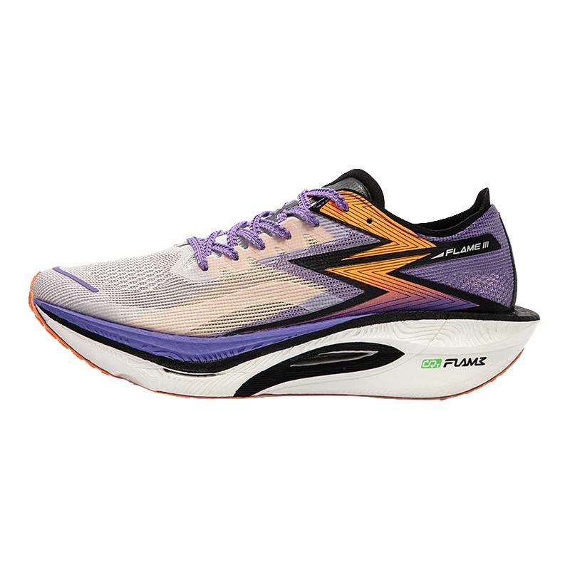 361° 飞燃3.0 男女款全掌碳板竞速减震跑鞋 672412207 323.6元（需用券）