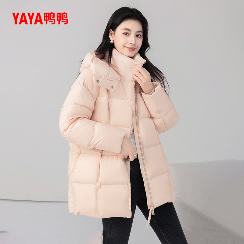 YAYA 鸭鸭 小香风女士羽绒服 YE4B608059M-gf 299元（需用券）