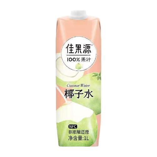 佳果源 100%NFC椰子 1L*4瓶 37.76元