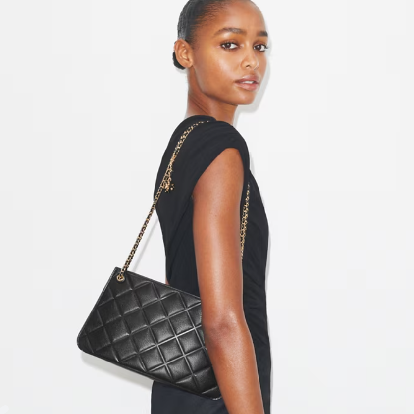 Tory Burch 汤丽柏琦 Fleming 菱格链条单肩包 8.1折 $299（约2064.51元）