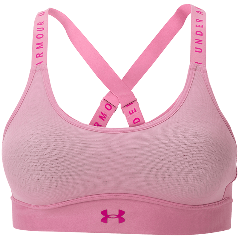 安德玛 UA粉色运动内衣女子健身训练背心1351990-680 ￥84.55