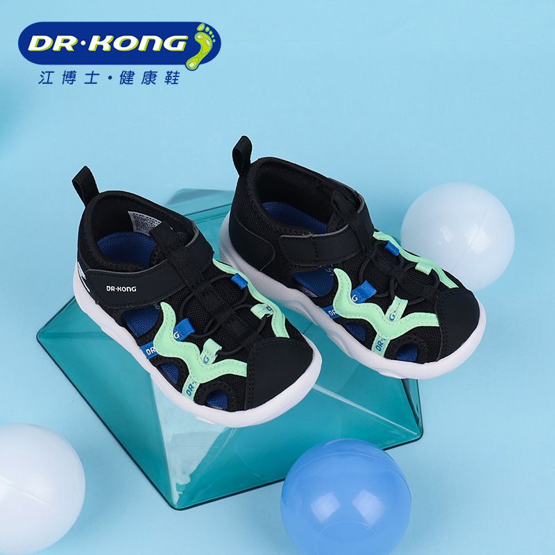 百亿补贴：DR.KONG 江博士 儿童鞋凉鞋男宝宝魔术贴网布透气学步鞋B1402971 175