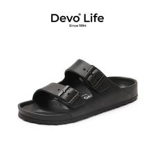 百亿补贴：Devo 的沃 夏季外穿时尚凉拖鞋 55元包邮（需拼购）