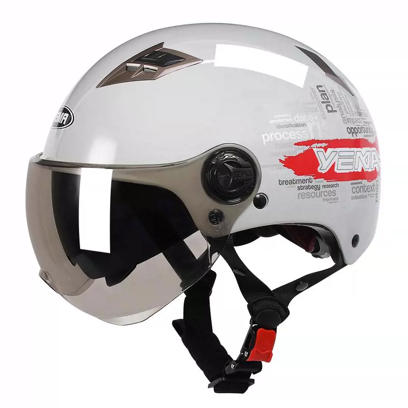 YEMA 野马 -329S 摩托车头盔 半盔 透明镜片 ￥88