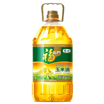 福临门 黄金产地 非转基因 压榨玉米油 6.18L 85.52元（需买2件，共171.04元）
