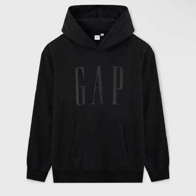 Gap 初秋款 字母logo印花连帽卫衣 黑色 154.55元