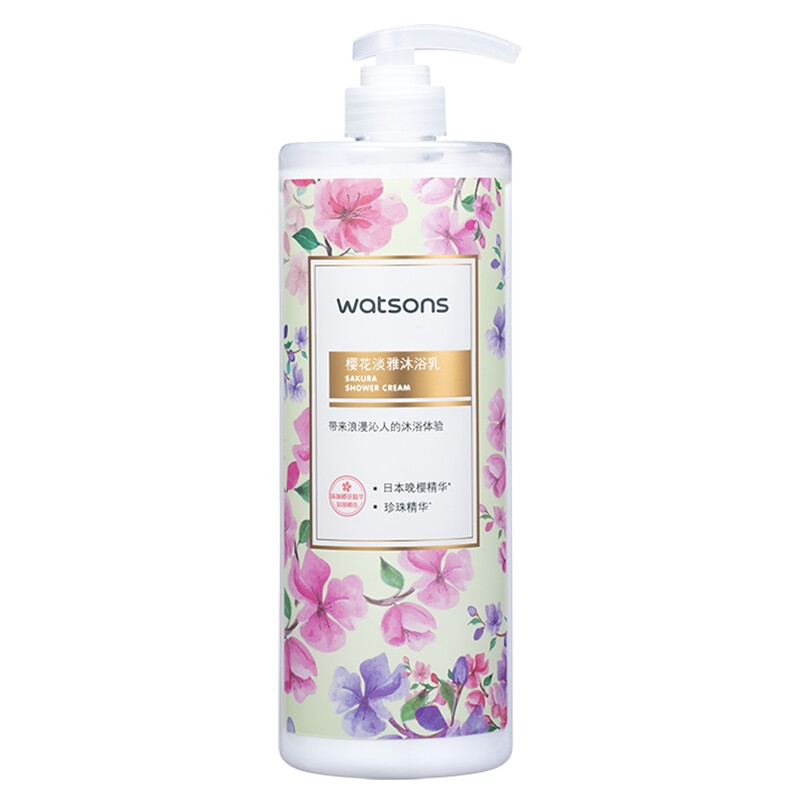 移动端：watsons 屈臣氏 樱花淡雅沐浴乳 1L 15.68元