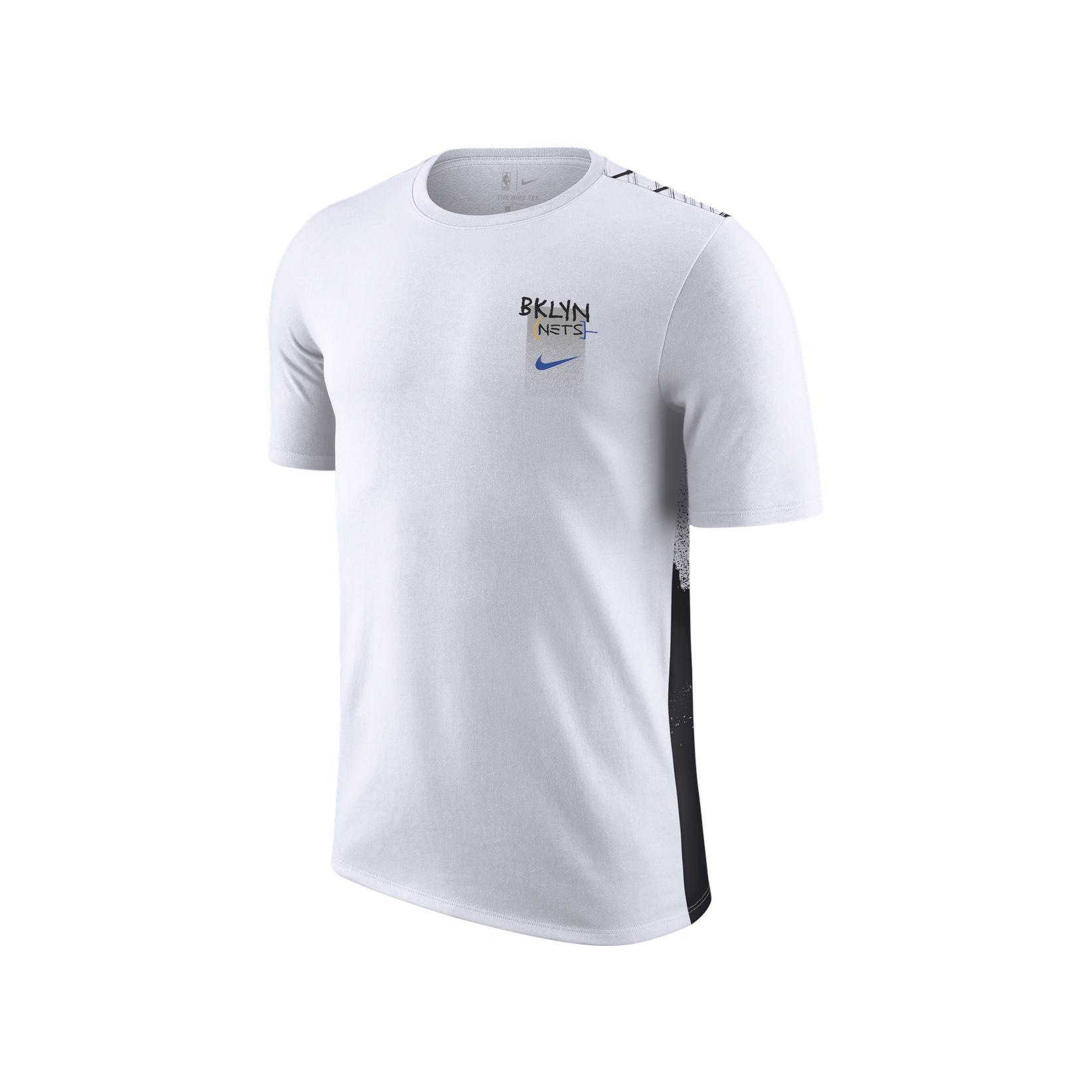 NIKE 耐克 篮网队Courtside City Edition男子T恤NBA-Nike耐克 CT9378-100 79元