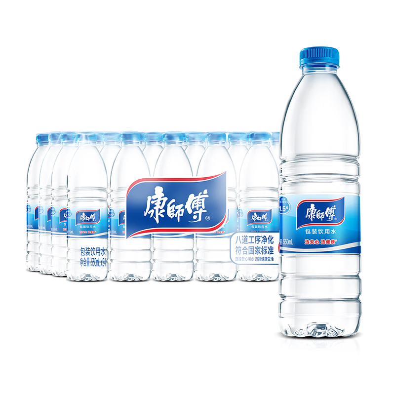 康师傅 饮用水 550ml*24瓶 添加矿物质 21.68元