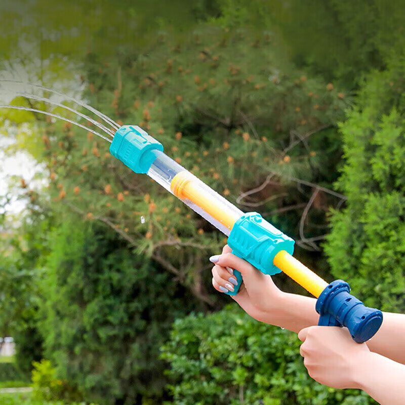 爸爸妈妈 水枪儿童水枪戏水玩具抽拉式水炮滋水呲水喷水玩具打水仗装备 10