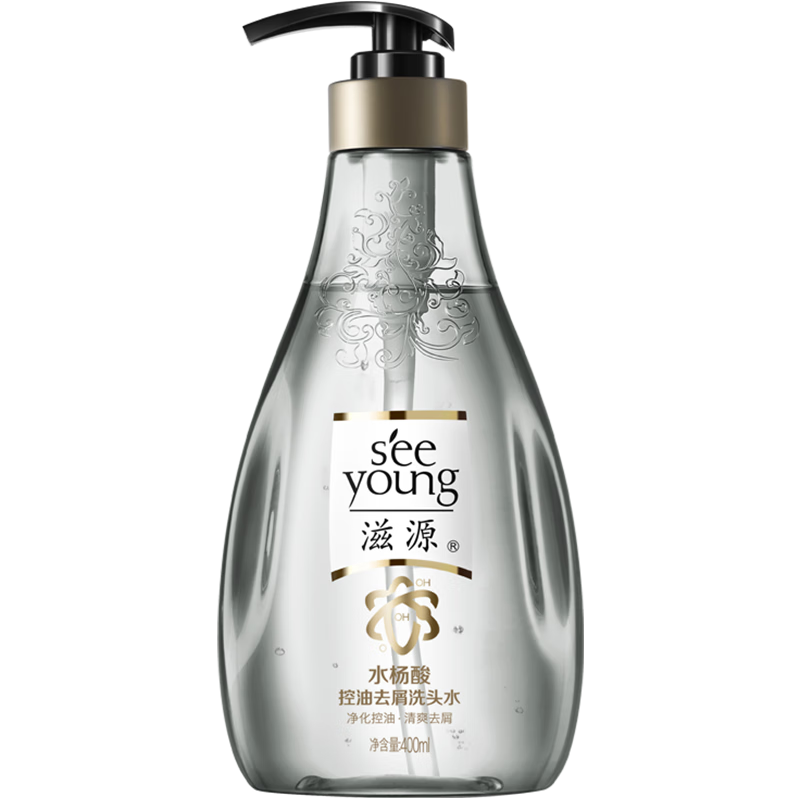 seeyoung 滋源 水杨酸控油去屑洗发水 400ml*3件 49.95元包邮（合16.65元/件，需凑