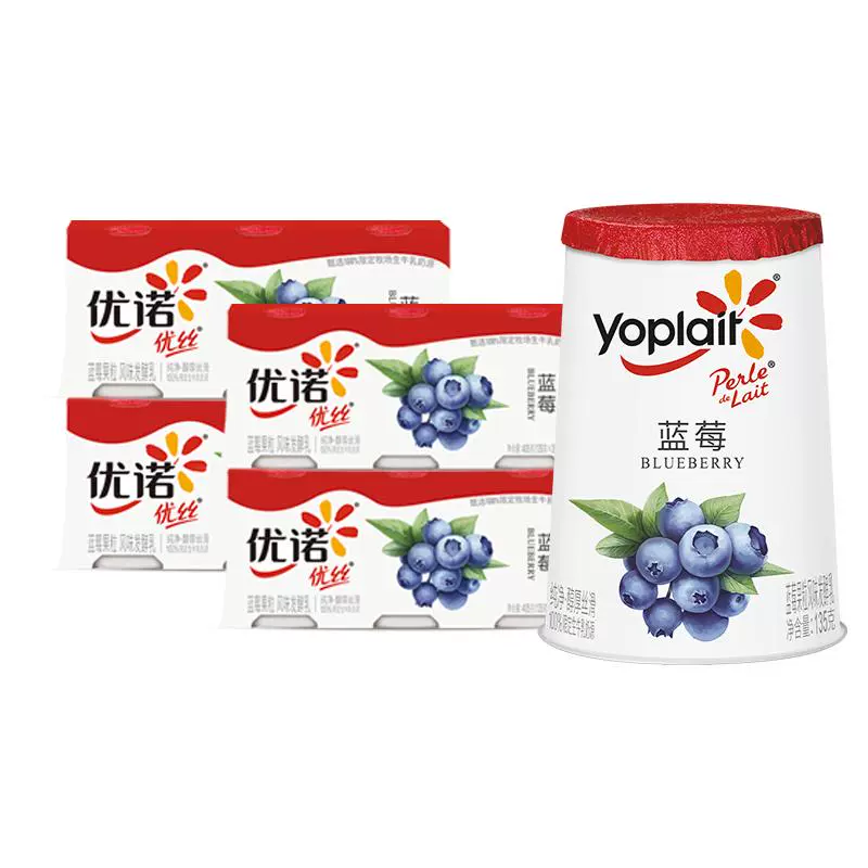 yoplait 优诺 法式优丝酸奶风味低温慢发酵生牛乳早餐 ￥79