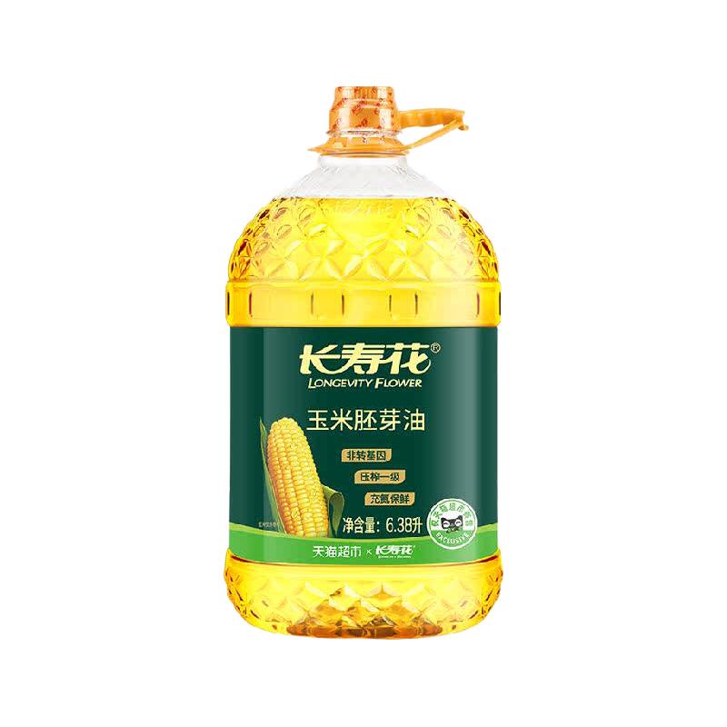 长寿花 非转基因压榨 玉米油 6.38L