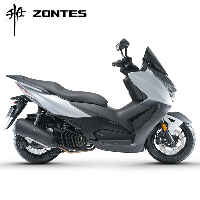 ZONTES 升仕 2023新款150D踏板摩托车（付款后30天内发货） 磨砂银 15800元