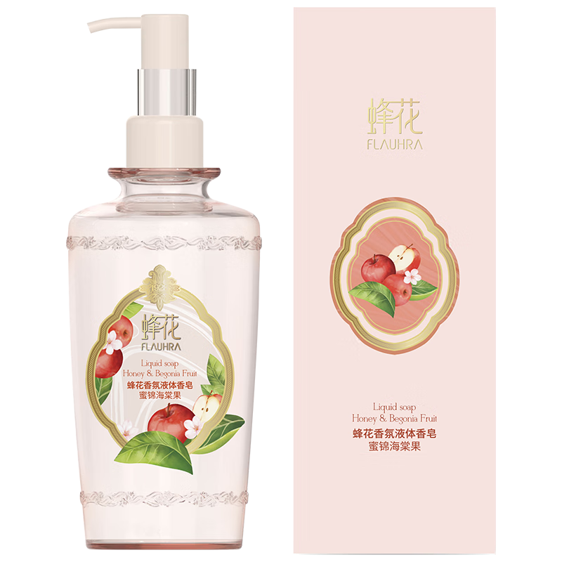 蜂花 液体香皂 蜜锦海棠果 295g 8.8元（需用券）