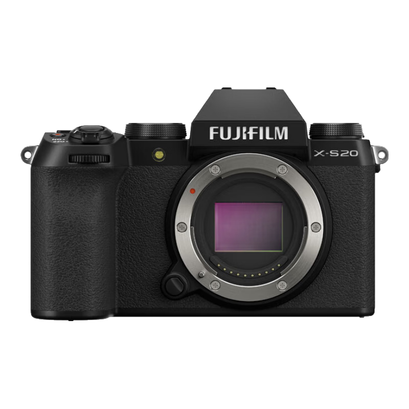 富士（FUJIFILM）X-S20 微单相机 单机身 AI智能对焦 750张续航增强 全新Vlog模式 