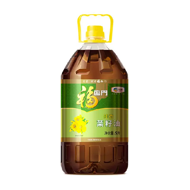 福临门 纯香菜籽油5L/桶食用油 中粮 风味浓郁 ￥75.9