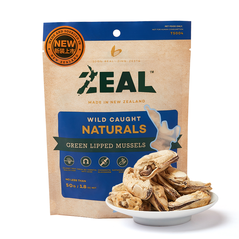 zeal 真致 猫狗零食 冻干青口贝 50g 77.4元