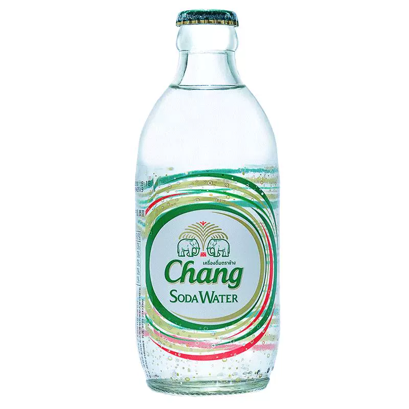 Chang 象牌 泰象苏打水泰国苏打水无糖饮料整箱325ml*5瓶泰象气泡水汽水 ￥16.7