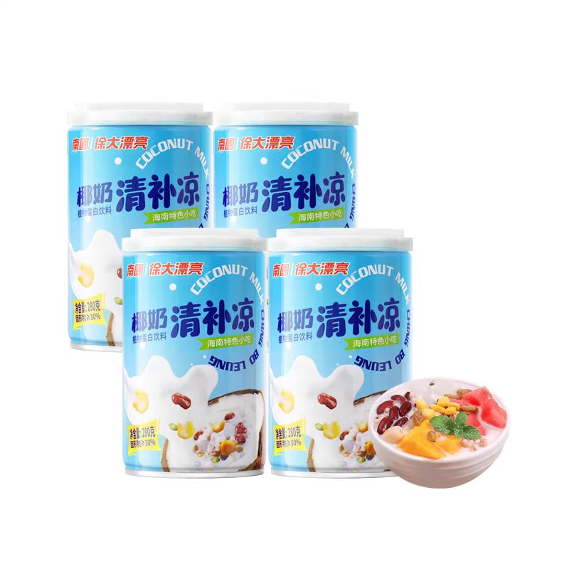 Nanguo 南国 食品 海南特产正宗椰奶清补凉 280g*4罐 19.2元（需用券）