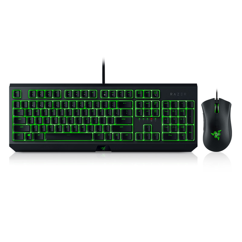 RAZER 雷蛇 黑寡妇蜘蛛标准版+蝰蛇标准版 有线鼠标 有线键鼠套装 黑色 402元