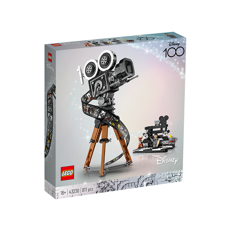 88VIP：LEGO 乐高 43230华特迪士尼摄影机致敬版积木玩具益智礼物 528.87元