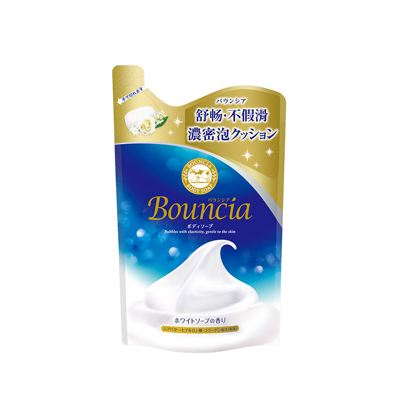 COW STYLE Bouncia系列 美肤沐浴乳 淡雅花香 补充装400ml 13.2元