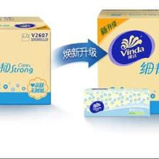 PLus会员，京东百亿补贴:维达（Vinda）抽纸细韧3层100抽24包 抽纸餐巾纸卫生