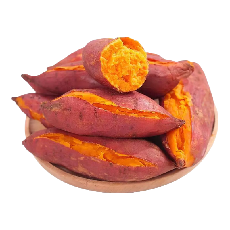 西瓜红蜜薯 新鲜农家糖心番薯 3斤装 中大果 4元 整箱3斤！