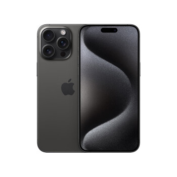 Apple 苹果 iPhone 15 Pro Max (A3108) 256GB 黑色钛金属 支持移动联通电信5G 双卡双待