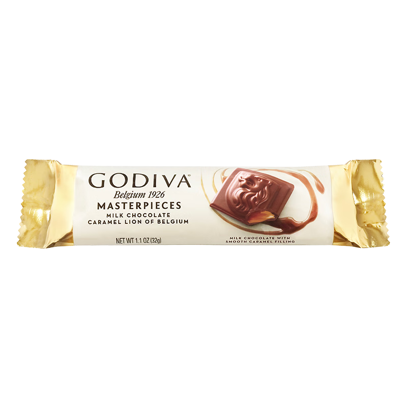 歌帝梵(GODIVA) 焦糖味牛奶巧克力条 32g 3.90元