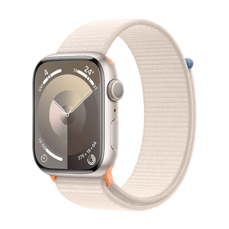PLUS会员： Apple 苹果 Watch Series 9 智能手表 GPS款 45毫米 回环式运动表带 2583.01元包邮（需用券）