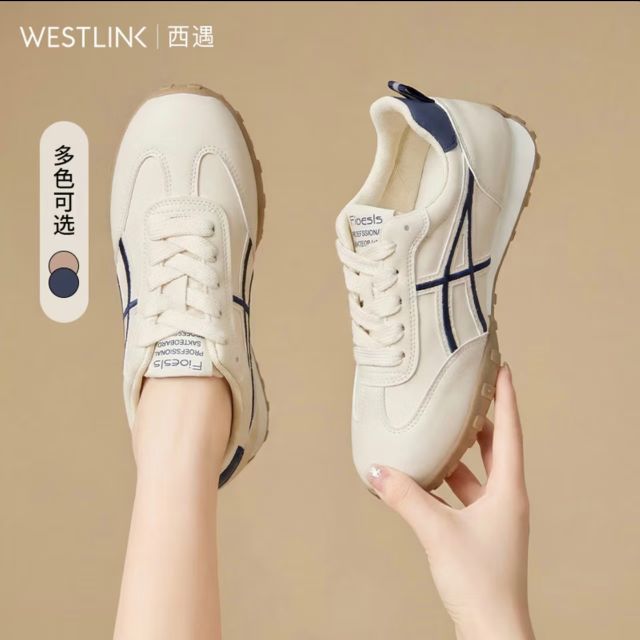 西遇 厚底德训女鞋 超好看巨显腿长阿甘鞋 79元（需用券）