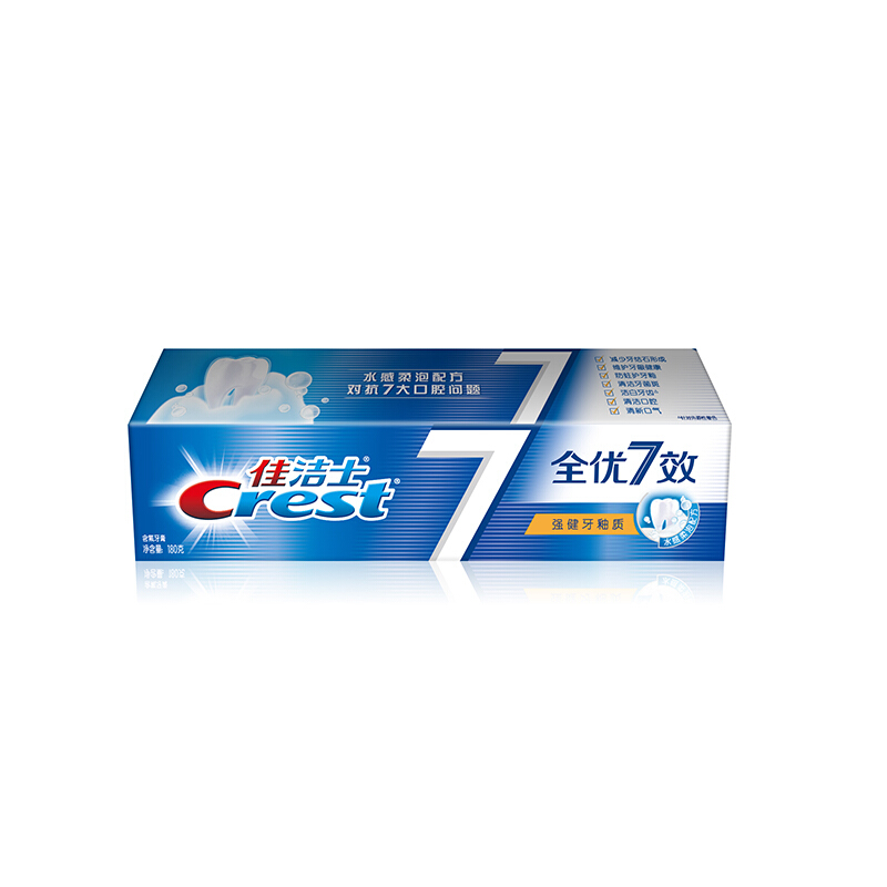 Crest 佳洁士 全优7效牙膏 强健牙釉质 180g 13.41元