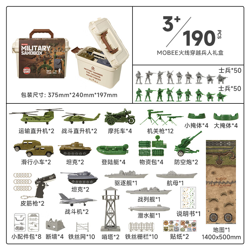 mobee 火线穿越兵人礼盒 310.33元（需用券）