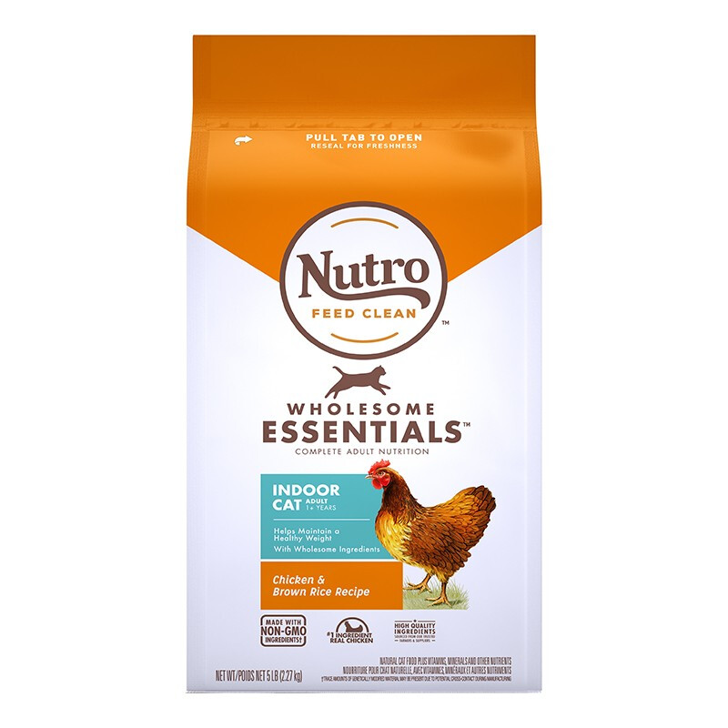 Nutro 美士 全护营养系列 鸡肉糙米 成猫 猫粮 2.27kg 124.62元（需用券）