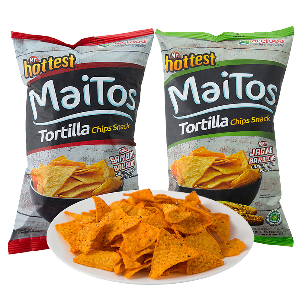MaiTos 印尼Maitos香脆玉米片墨西哥小吃薯片膨化办公室休闲零食 8.97元