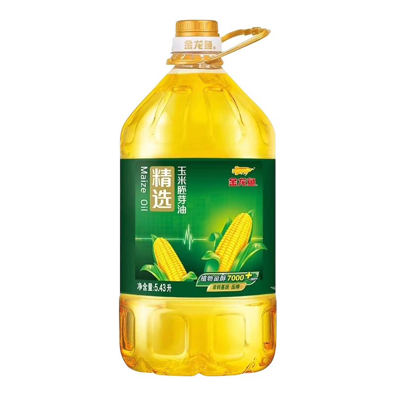 金龙鱼 玉米胚芽油 5.43L 非转基因 48.9元